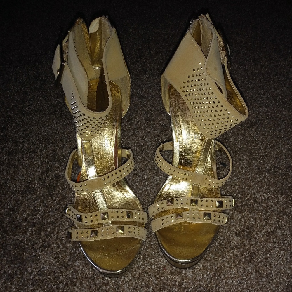 Gold Heels